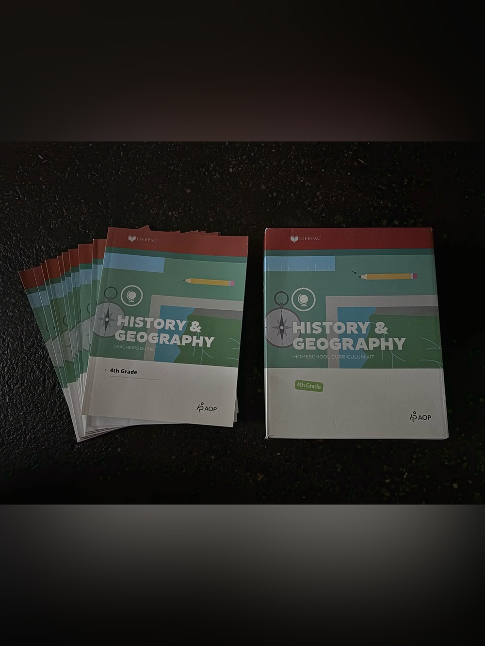 AOP Lifepac History & Geography 4th Grade Curriculum set